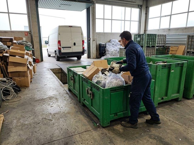 Recicla sin riesgos: gestión de residuos de papel y electrónicos en Ourense